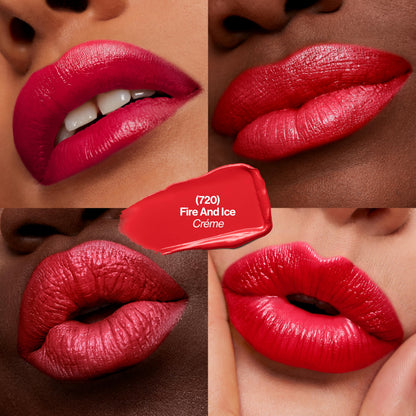 Revlon Super Lustrous Creme Lipstick, Creamy Formula, 720 Fire & Ice, 0.15 oz