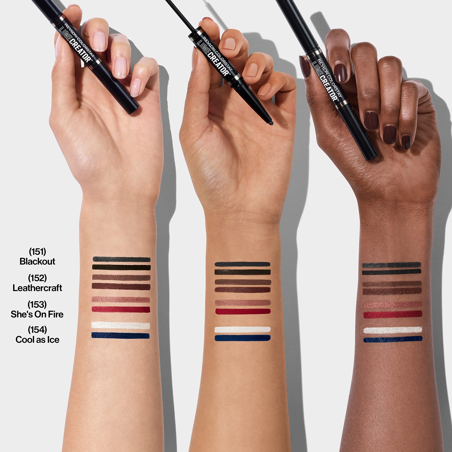 Revlon ColorStay Line Creator Waterproof Eyeliner Pencil, 153 She's On Fire, 0.004 oz