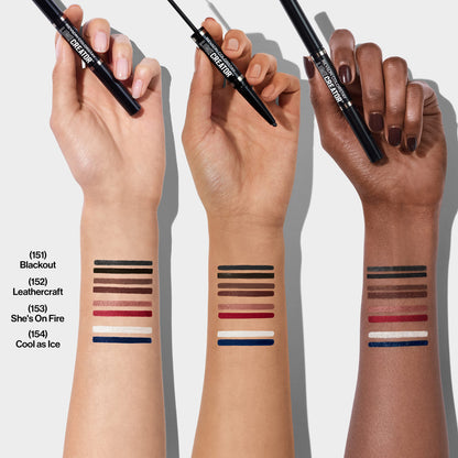 Revlon ColorStay Line Creator Waterproof Eyeliner Pencil, 153 She's On Fire, 0.004 oz