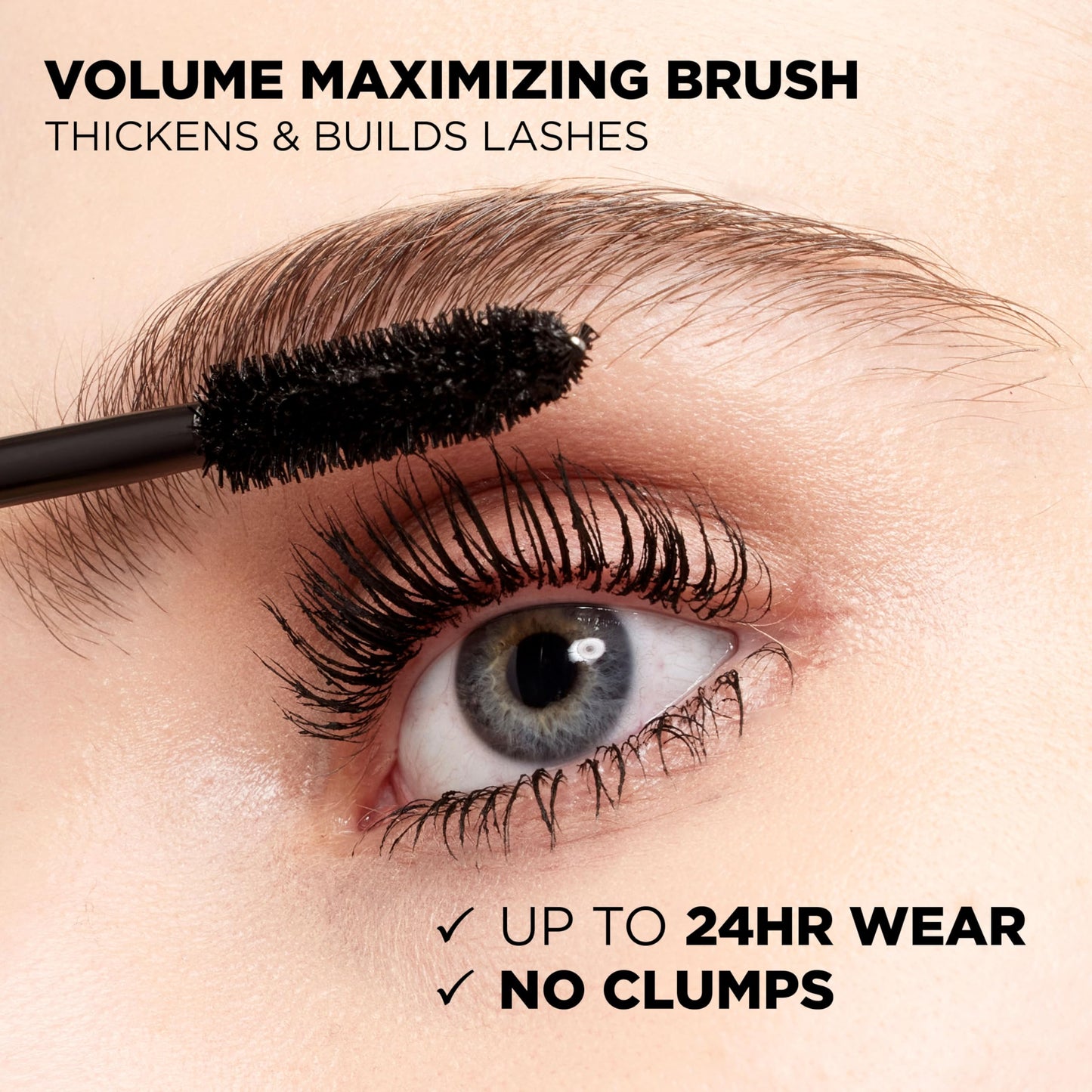 L'Oreal Paris Makeup Voluminous Original Volume Building Mascara, 310 Blackest Black, 0.28 fl; Oz, 1 Count