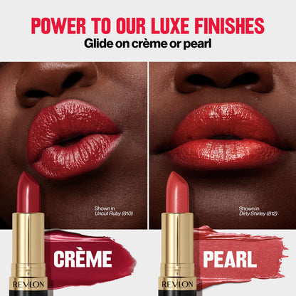 Revlon Super Lustrous Creme Lipstick, Creamy Formula, 720 Fire & Ice, 0.15 oz