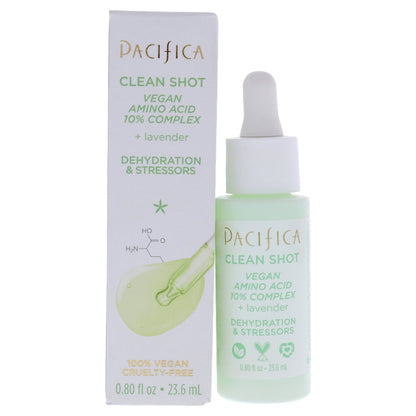 Pacifica Clean Shot Vegan Amino Acid 10 Percent Complex for Unisex - 0.8 oz