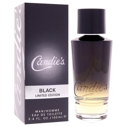 Candie's Black Eau De Toilette Spray, Fragrance for Him, Woody Cologne for Men, 3.4 fl oz, 1 Piece