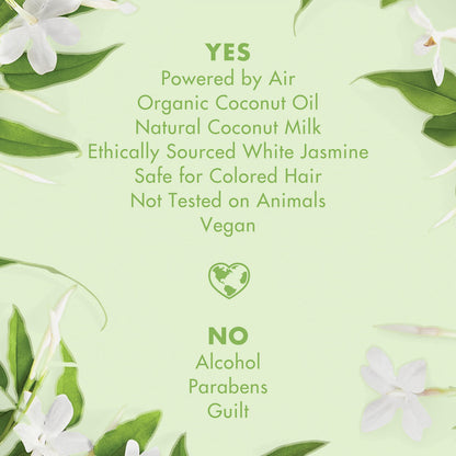 Love Beauty and Planet Coconut Milk & White Jasmine Frizz Control, Volumizing Flexible Hold Hair Spray, 6.8 oz