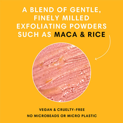 Sweet Chef Ginger + Vitamin C Powershot Polishing Mask - Brightening Face Mask for Dark Spots & Uneven Skin Tone + Maca, Rice Powders & AHA Face Exfoliant & Resurfacing Mask 3.4oz