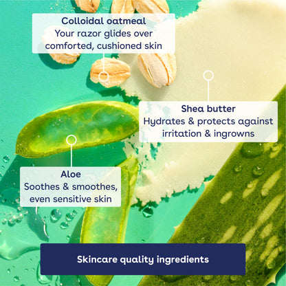 eos UltraProtect SHAVE CREAM Skin Soothing + 24hr Hydration, Sensitive  7 fl oz