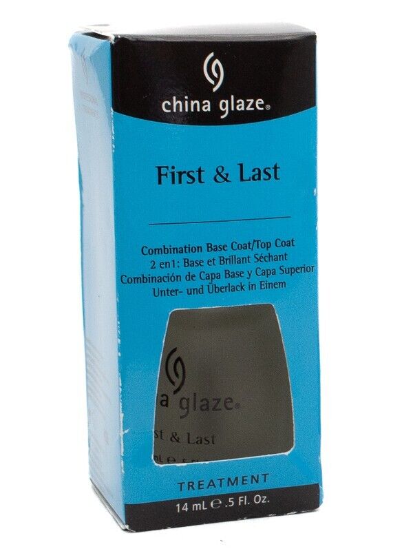 china glaze FIRST & LAST Combination Base / Top Coat  .5 fl oz