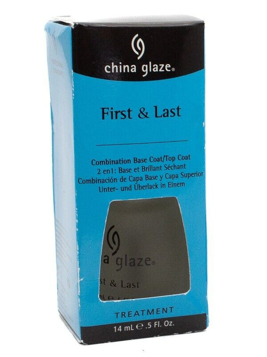 china glaze FIRST & LAST Combination Base / Top Coat  .5 fl oz