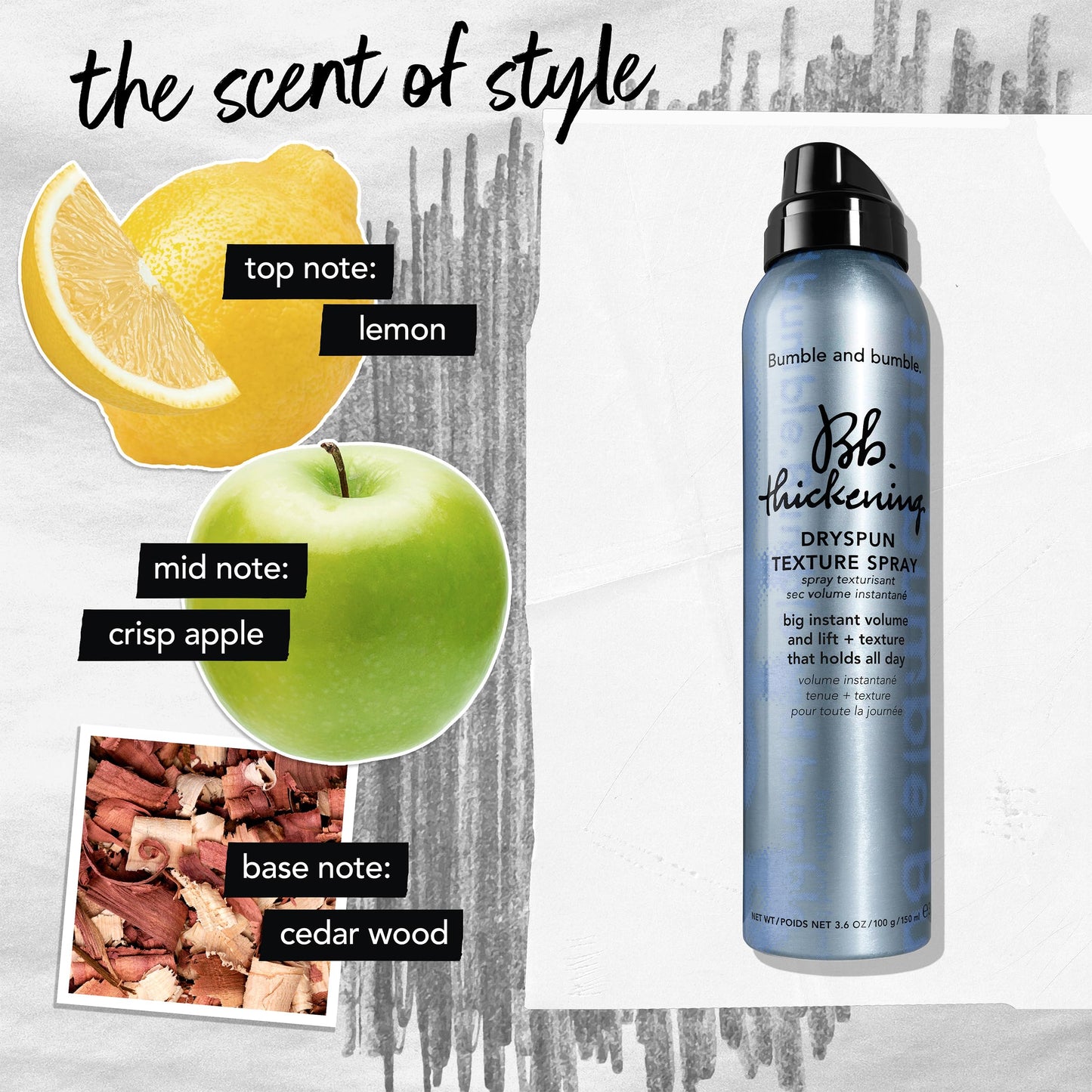 Bumble and bumble. Thickening Dryspun Texture Spray, 3.6 oz.