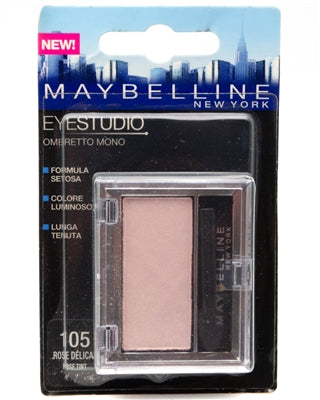 Maybelline EyeStudio Eye Shadow, 105 Rose (Italian Packaging)