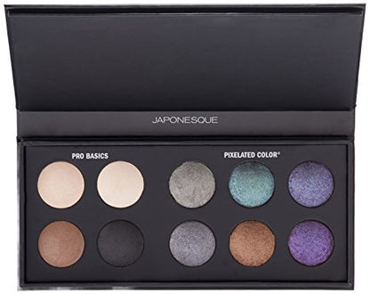 Japonesque Pixelated Color Eye Shadow Palette .57 Oz.