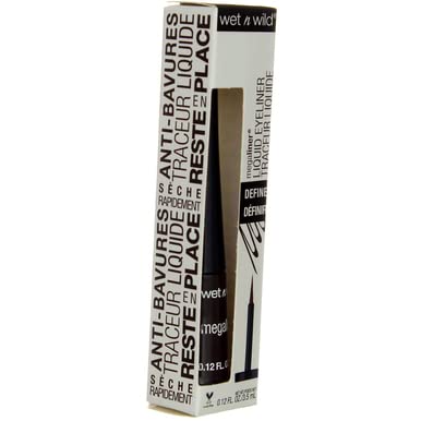 Wet n Wild  MEGALINER liquid Eyeliner, 872A Dark Brown  .12 fl oz