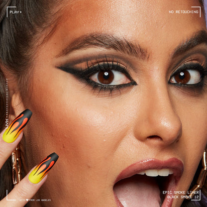 NYX Professional Makeup Epic Smoke Liner, Vegan Smokey Eyeliner, Black Smoke