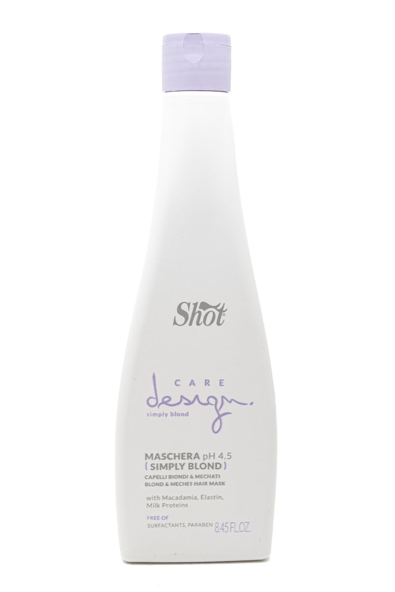 Shot CARE Design MASCHERA Simply Blonde Mask   8.45 fl oz