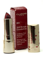Clarins JOLI ROUGE GRADATION Moisturizing Long Wearing Two Toned Lipstick, 803 Plum  .1oz