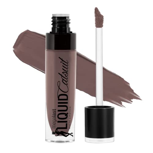 wet n wild Megalast LIQUID CATSUIT Matte Lipstick, 972A Toffee Talk  .21oz