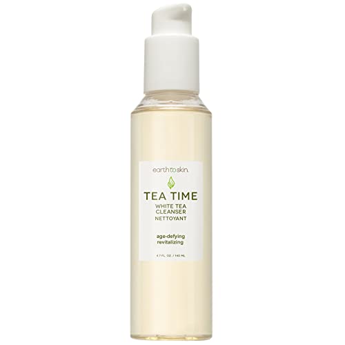 earth to skin TEA TIME Whiite Tea Cleanser, Age Defying  4.7 fl oz