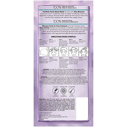 L'Oreal EverPure Deep Moisture HAIR SHEET MASK Steam Treatment