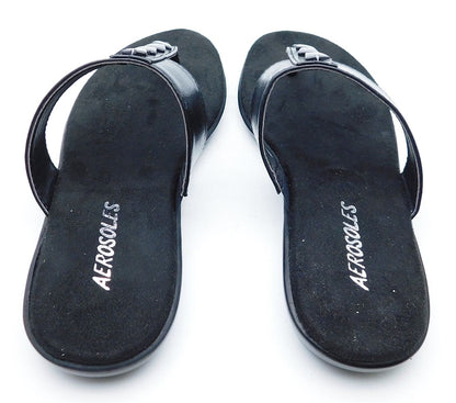 Aerosoles Double Chlick black sandals  Size 5 1/2 M