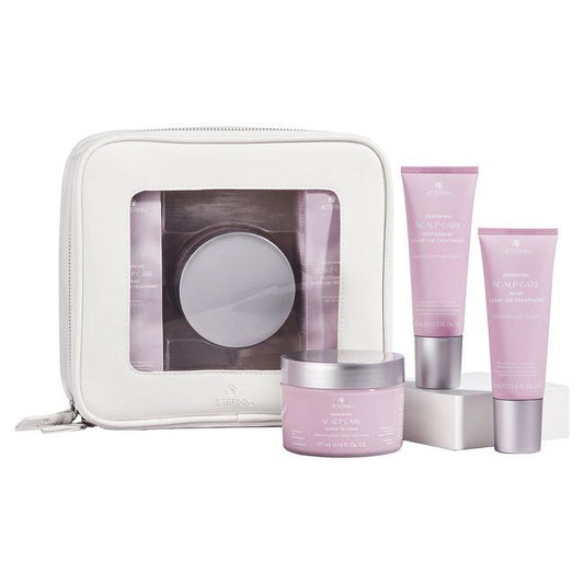 Alterna Renewing Scalp Care 3 Piece Kit with a Cosmetics Case