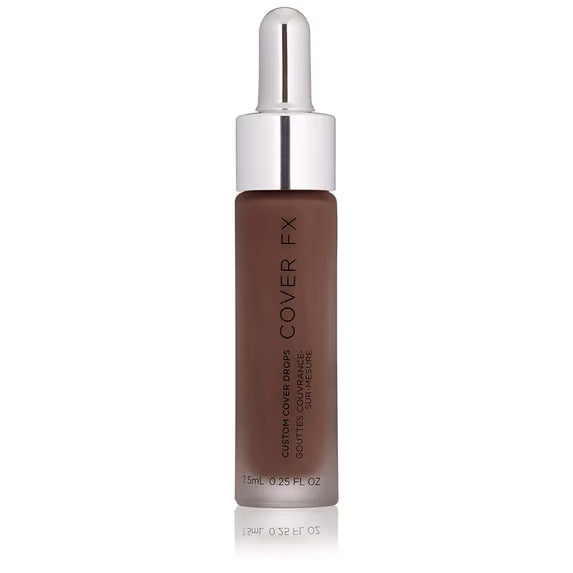 COVER FX Custom Cover Drops, Multi-Use Shade-Adjusting Liquid Foundation and Concealer Makeup, Vegan & Cruelty-Free Lightweight Skin Enhancer, 0.25 Fl