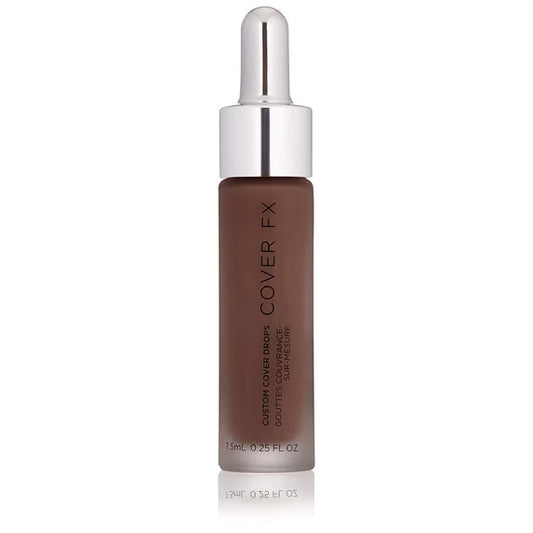 COVER FX Custom Cover Drops, Multi-Use Shade-Adjusting Liquid Foundation and Concealer Makeup, Vegan & Cruelty-Free Lightweight Skin Enhancer, 0.25 Fl