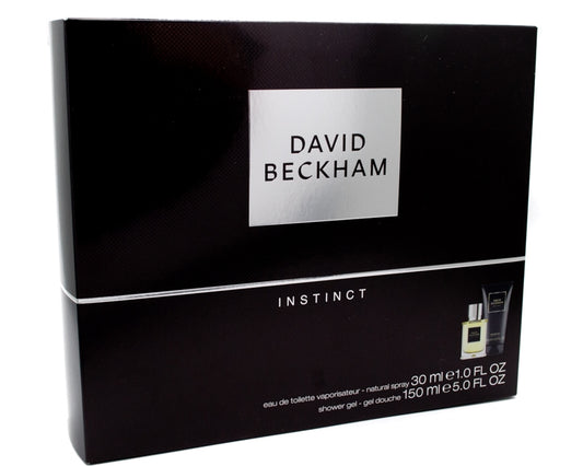 David Beckham INSTINCT Gift Set: Eau de Toilette Spray  1 fl oz, Shower Gel 5 fl oz