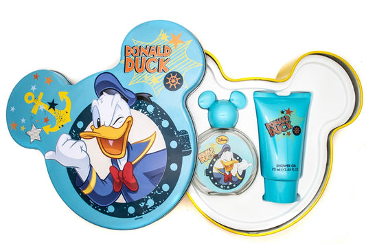 Disney DONALD DUCK 2Pc Gift Set: Eau de Toilette 1.7 fl oz, Shower Gel 2.5 fl oz