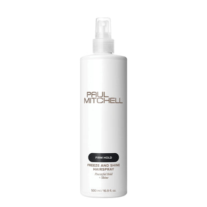 Paul Mitchell Freeze and Shine Super Hairspray, Maximum Hold, Shiny Finish Hairspray, For Coarse Hair 16.9 FL OZ