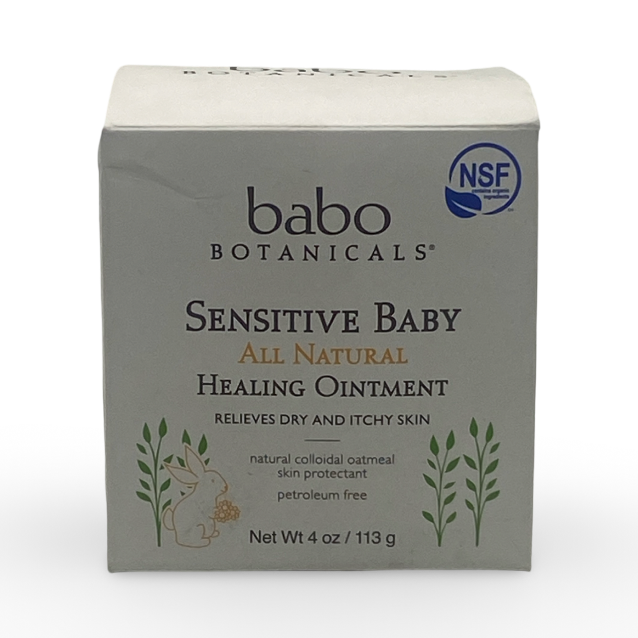 babo Botanicals Sensitive Baby All Natural Healing Ointment 4 Oz