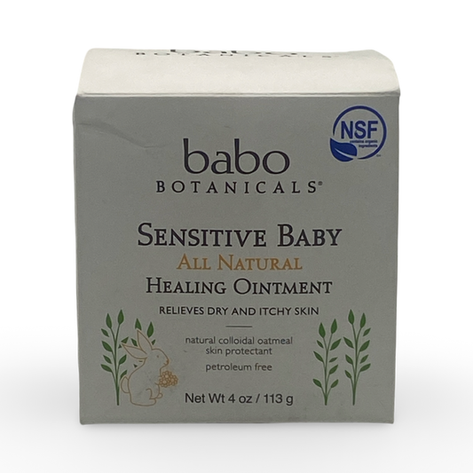babo Botanicals Sensitive Baby All Natural Healing Ointment 4 Oz
