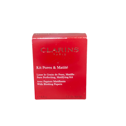 CLARINS Kit Pores & Matite Pure Perfecting Mattifying Kit with Blotting Papers