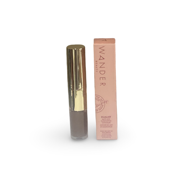 Wander Beauty Dualist Matte and Illuminating Concealer Ebony Deep .12 Oz