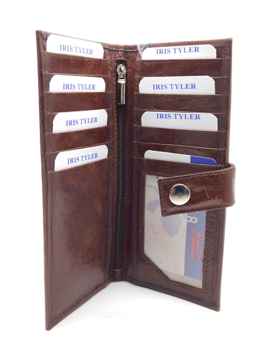 Iris Tyler Genuine Leather, Soho Card Wallet, Brown
