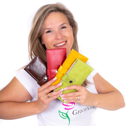 Iris Tyler Genuine Leather, Soho Card Wallet, Brown