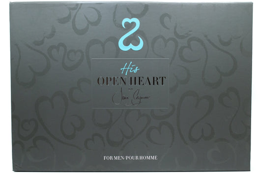 His Open Heart by Jane Seymour for Men 3 Piece Set; Eau De Toilette Spray 3.4 fl oz, After Shave Balm 3.4 fl oz, Shower Gel 3.4 fl oz