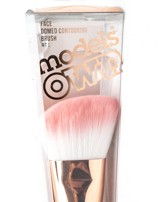 Modelâ€™s Own Professional Collection Rose Gold Domed Contouring Brush for Face RT1