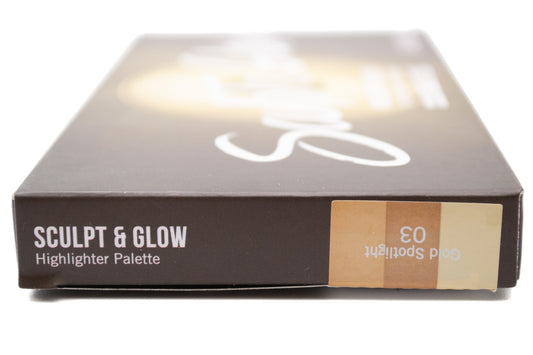Models Own Sculpt & Glow Highlighter Palette, 03 Gold Spotlight   .5oz