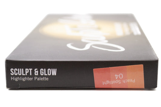 Models Own Sculpt & Glow Highlighter Palette, 04 Peach Spotlight   3x .18oz