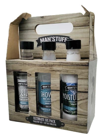Man's Stuff ULTIMATE SIX PACK Toiletry Set