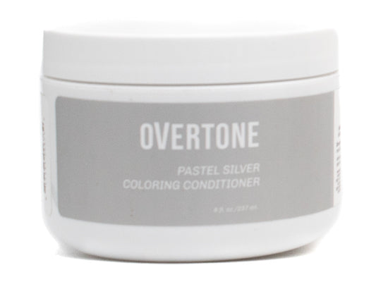 Overtone PASTEL SILVER Coloring Conditioner, Covers Most Hair Colors  8 fl oz