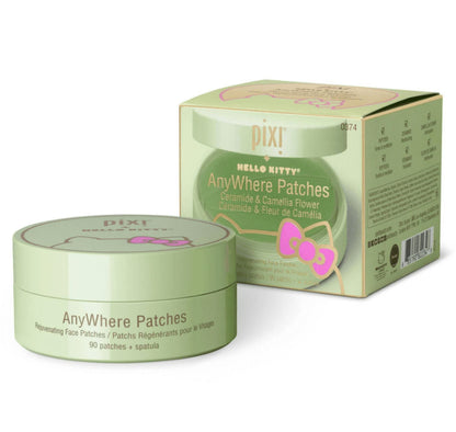 Pixi + Hello Kitty AnyWhere Multipurpose Hydrogel Patches, Hyaluronic, Caffeine