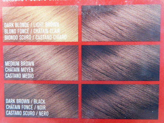 Revlon ColorSilk Beautiful Color 33 Dark Soft Brown, one application