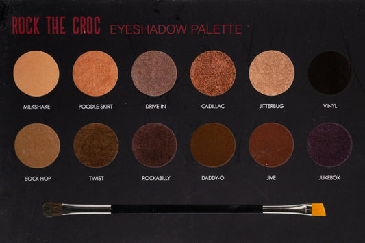 Rock the Croc Eyeshadow Palette Containing 12 Shadows And Brush 12 x 0.03 Oz