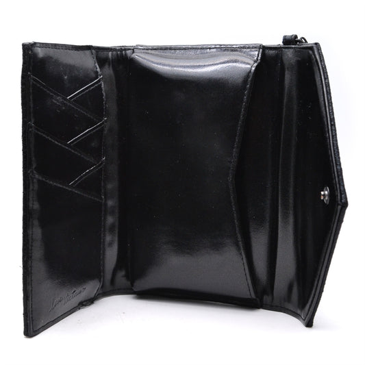 Victoria's Secret Shimmering Quilted Black Clutch/Wallet/Phone Case Purse with Wrist Strap