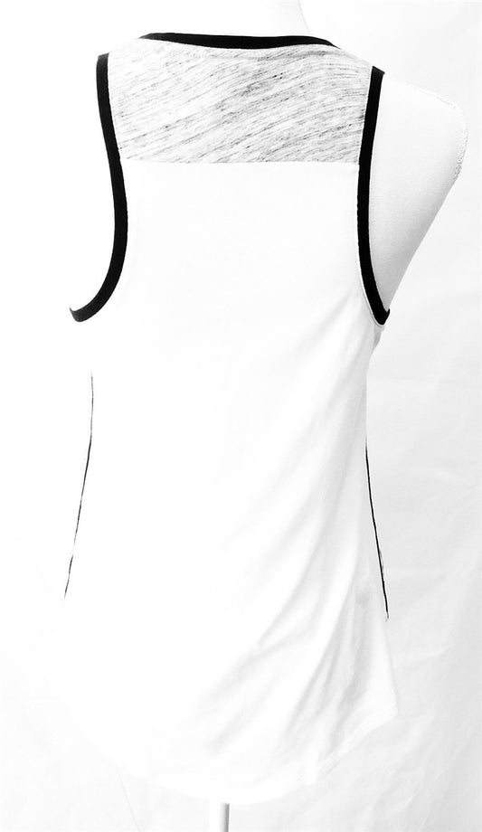 Victoria's Secret 'Woke Up In Vegas Pink' black and white Tank Top Size XS
