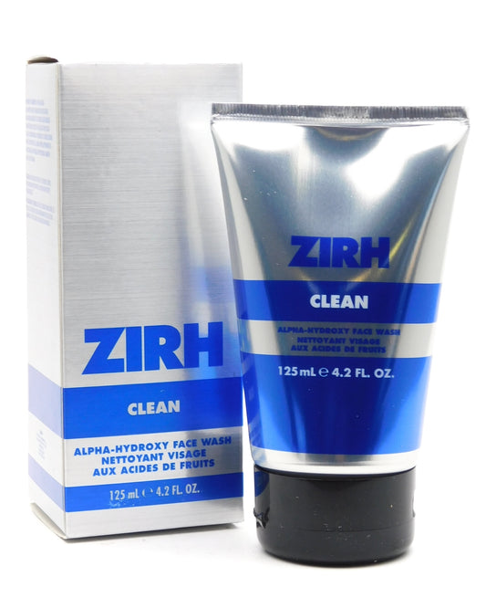 ZIRH Clean Alpha-Hydroxy Face Wash 4.2 Fl Oz.