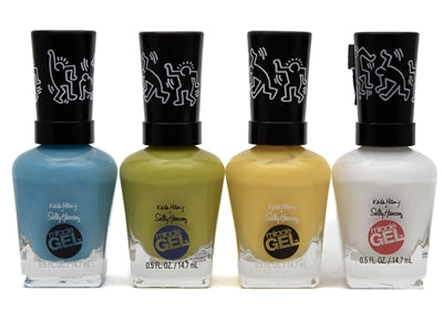 Sally Hansen MIRACLE GEL Keith Harig Collection, Step1 set of 4  ( .5 fl oz each)