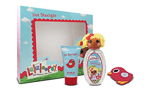 Lalaloopsy So Magical So Cute DOT STARLIGHT Cute Set: Eau de Toilette  3.4 fl oz, Shower Gel 2.5 fl oz, French Barrette