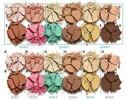 cargo HAVANA Nights Eye Shadow Palette: Shadows 12 x .03 Oz., Dual-Ended Brush